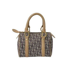 Christian Dior Boston Bag Trotter Brown Speedy